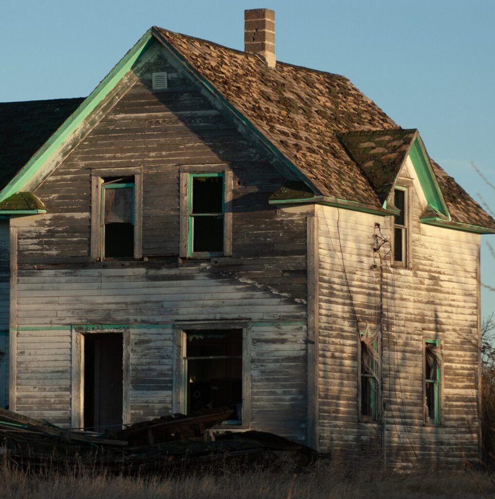 Aged wooden house bought as-is